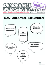 ONLINE Werkstatt Parlament