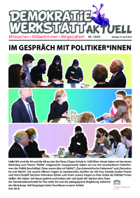 Werkstatt PolitikerInnen (Zeitung)