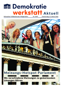 Werkstatt Politikerinnen und Politiker (Zeitung) Werkstatt Politikerinnen und Politiker (Zeitung)