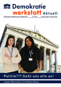 Werkstatt Politikerinnen und Politiker (Zeitung)