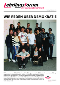 Lehrlingsforum – Demokratie Lehrlingsforum – Demokratie