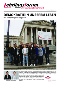 Lehrlingsforum – Demokratie Lehrlingsforum – Demokratie