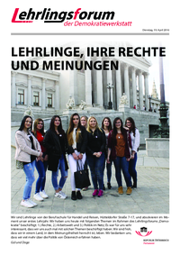 Lehrlingsforum – Demokratie Lehrlingsforum – Demokratie