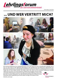 Lehrlingsforum – Politikerinnen und Politiker Lehrlingsforum – Politikerinnen und Politiker