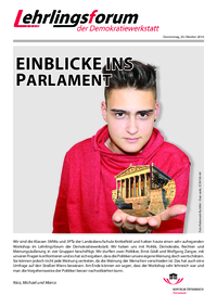 Lehrlingsforum – Politikerinnen und Politiker