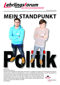 Lehrlingsforum – Demokratie