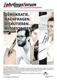 Lehrlingsforum – Demokratie Lehrlingsforum – Demokratie