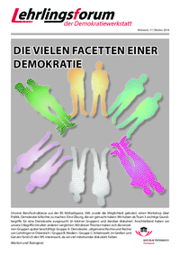 Lehrlingsforum – Demokratie Lehrlingsforum – Demokratie