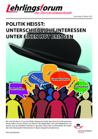 Lehrlingsforum – Politikerinnen und Politiker Lehrlingsforum – Politikerinnen und Politiker