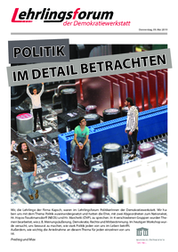 Lehrlingsforum – Politikerinnen und Politiker Lehrlingsforum – Politikerinnen und Politiker