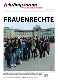 Lehrlingsforum – Demokratie