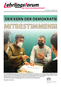 Lehrlingsforum – Politiker und Politikerinnen