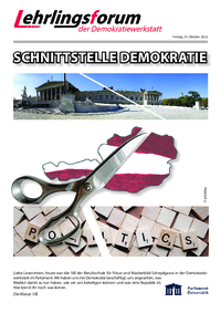 Lehrlingsforum – Demokratie Lehrlingsforum – Demokratie