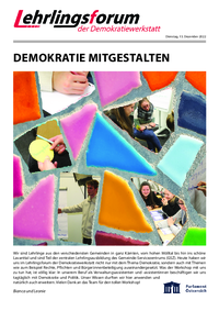 Lehrlingsforum – Demokratie