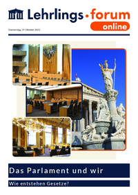 ONLINE Lehrlingsforum – Parlament