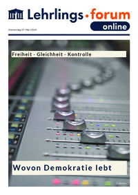 ONLINE Lehrlingsforum – Demokratie